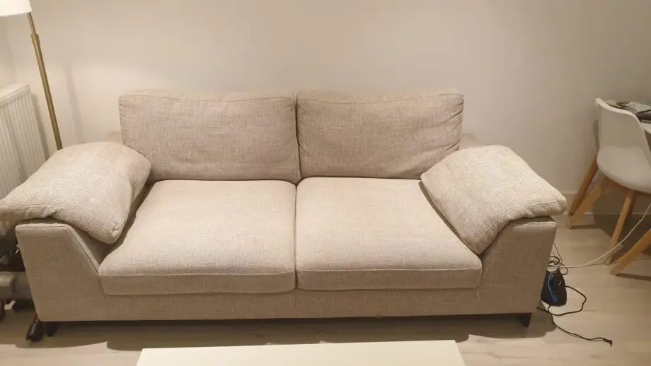 DFS cream sofa