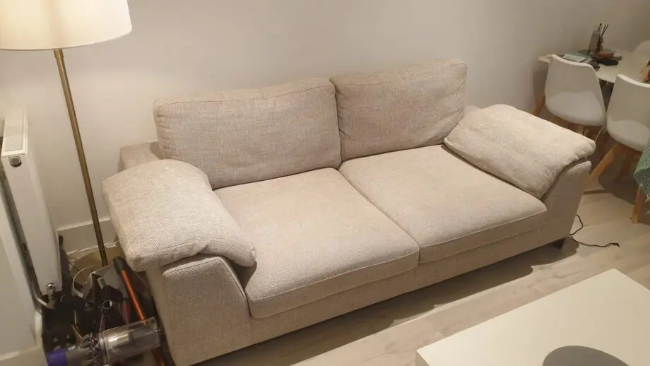 DFS cream sofa