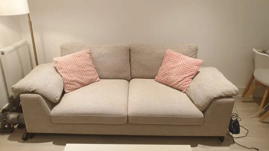 DFS cream sofa