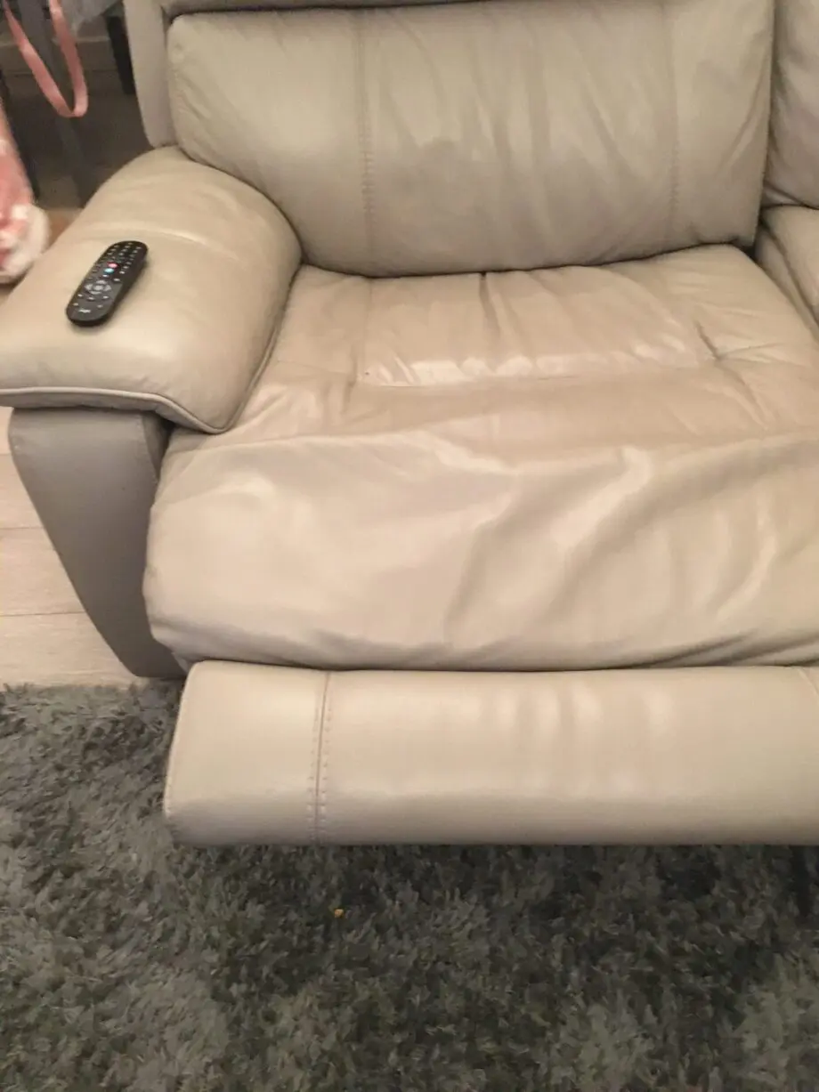 Lucius leather 2 power corner recliner
