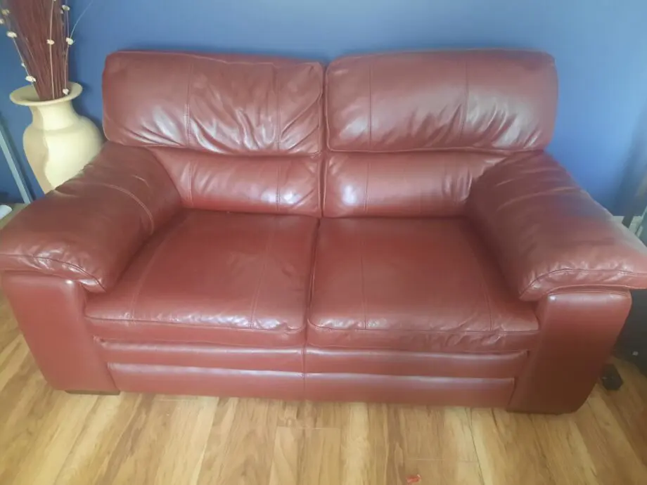 Cozee Large Leather Sofa