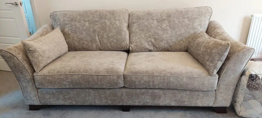Three seater Sofa, Grey colour, Furniture Village