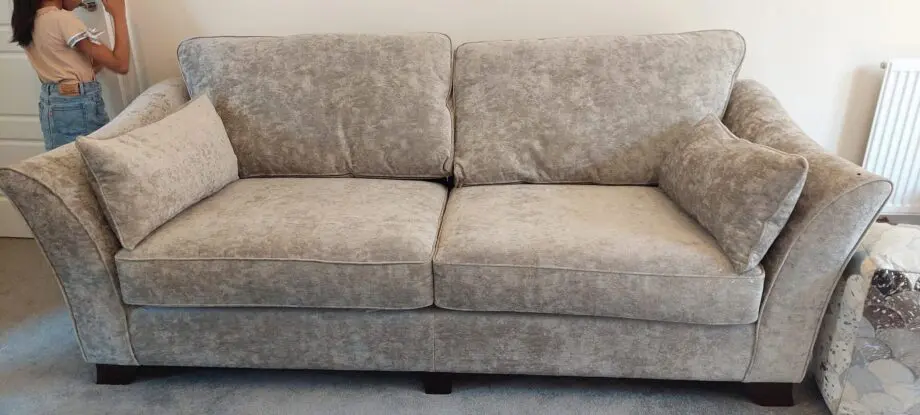 Three seater Sofa, Grey colour, Furniture Village