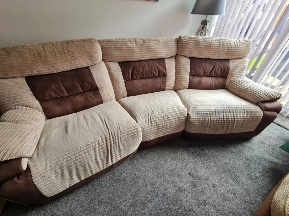 curved manual recliner sofa (SCS)