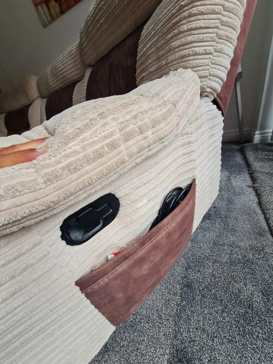 curved manual recliner sofa (SCS)