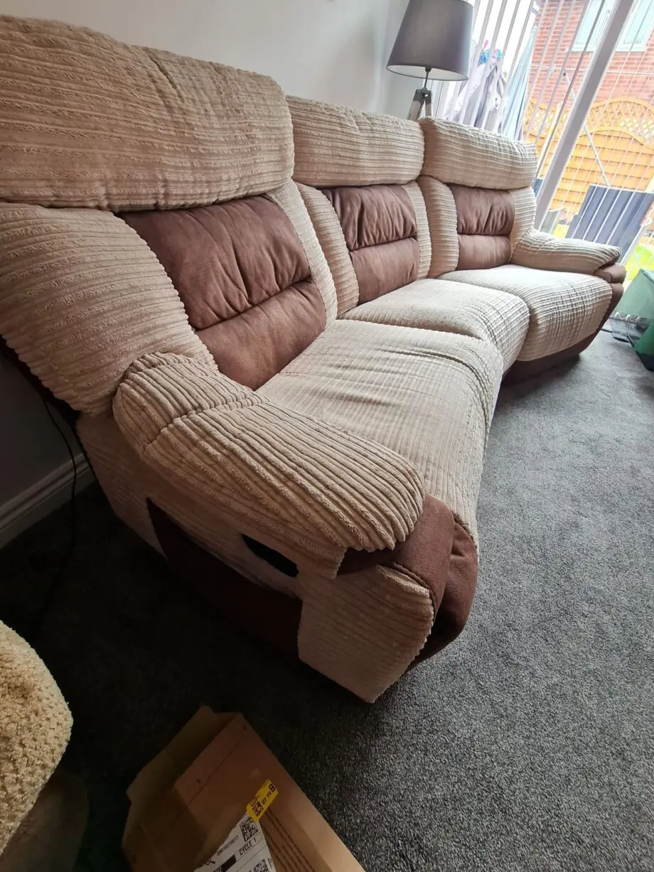 curved manual recliner sofa (SCS)