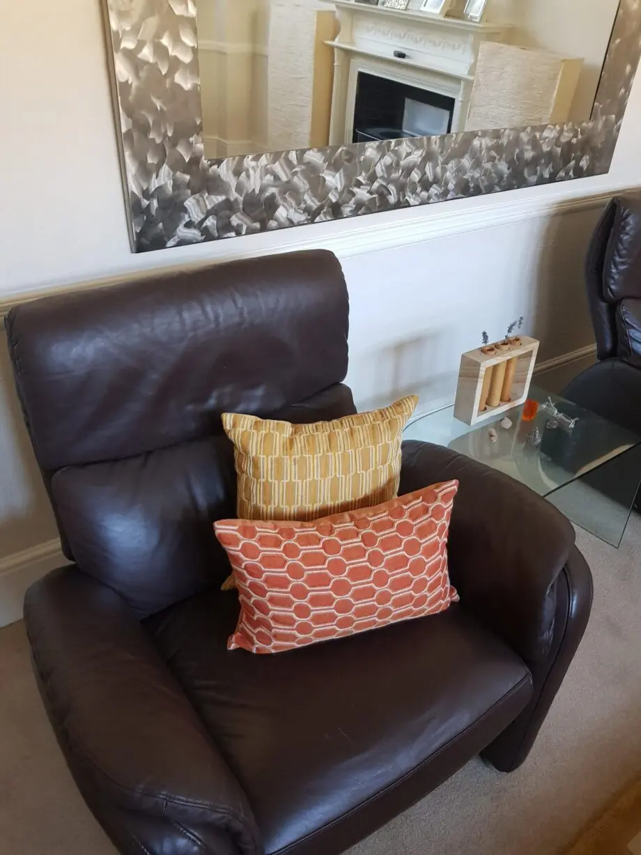 W Schillig Leather Sofa and Armchairs