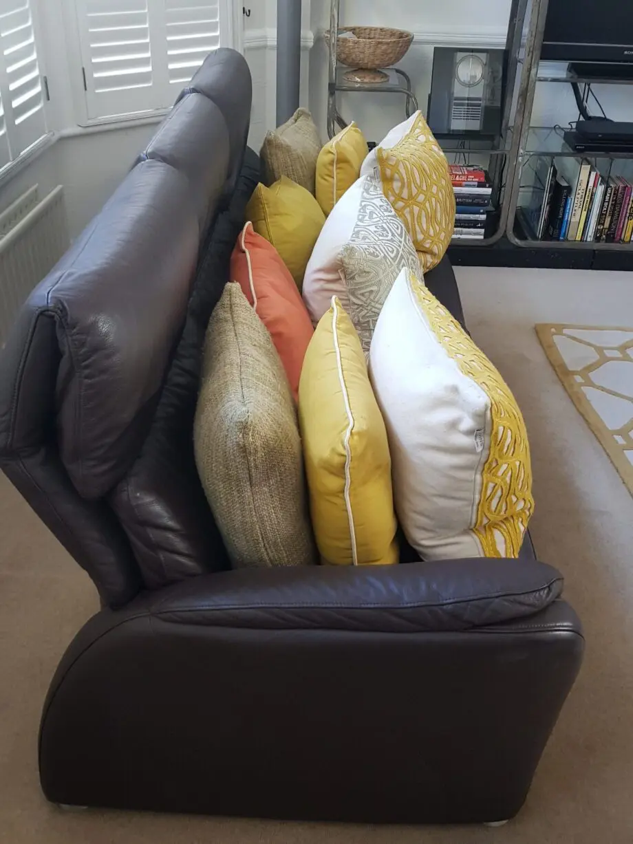 W Schillig Leather Sofa and Armchairs