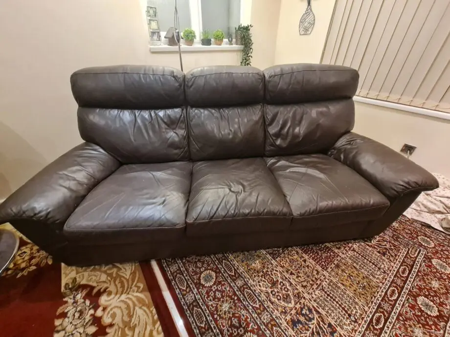 3 Seater Leather Sofa