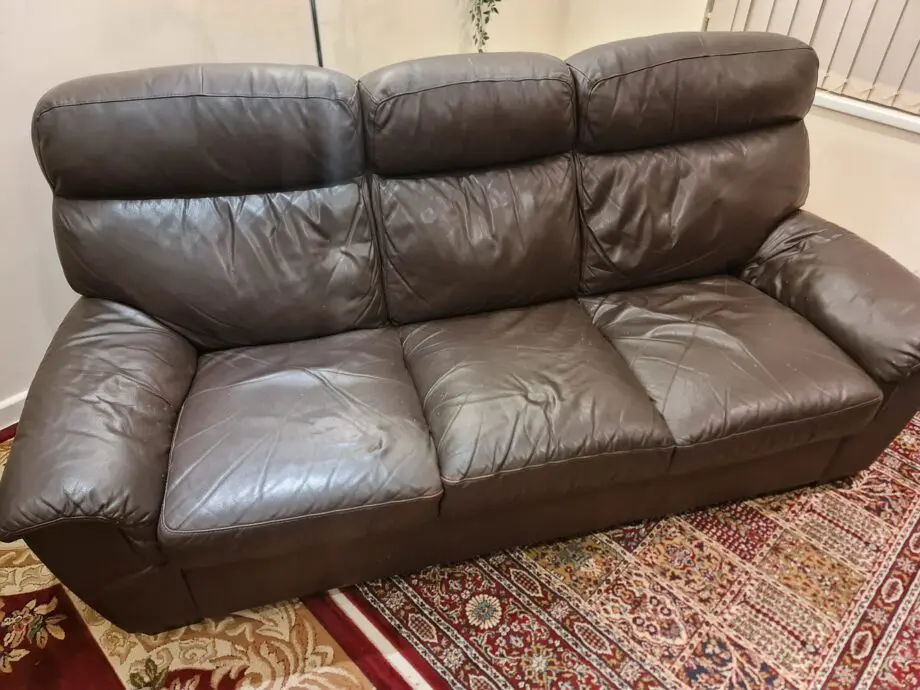 3 Seater Leather Sofa