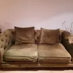 3 seater furniture village / green at the helm schackleton