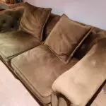 3 seater furniture village / green at the helm schackleton