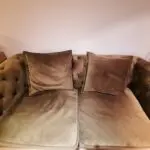 3 seater furniture village / green at the helm schackleton