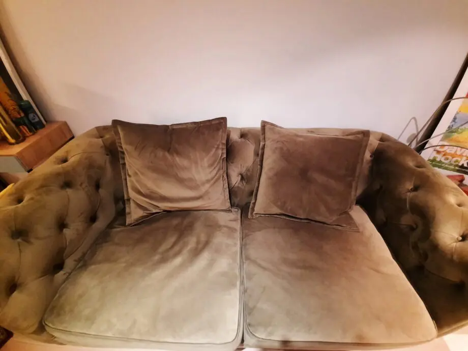 3 seater furniture village / green at the helm schackleton