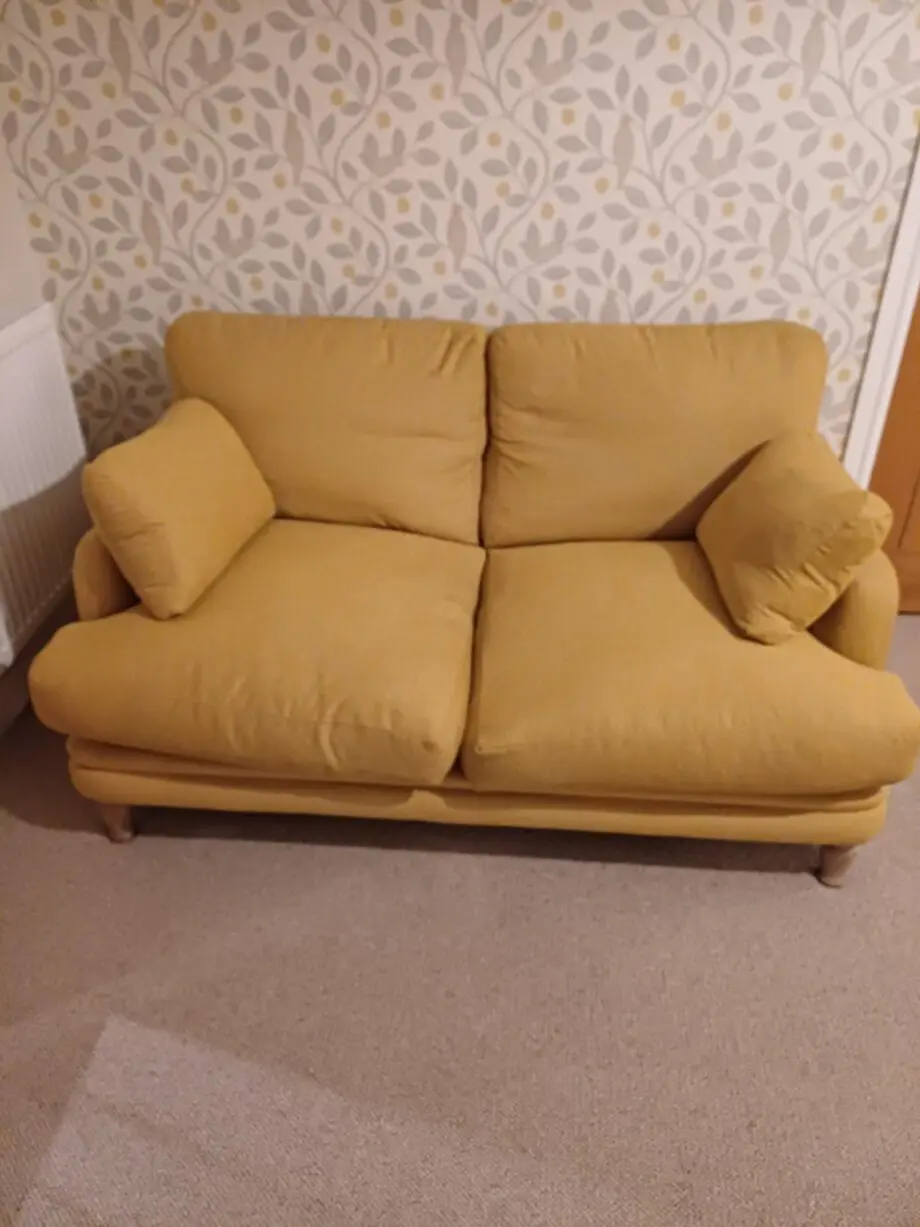 Loaf Squisharoo 2 seat sofa in Lemon Posset