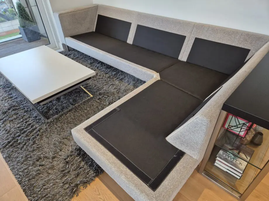 BoConcept Light Grey Indivi 2 Corner Sofa Right