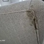 Cream Duresta Sofa & Footstall