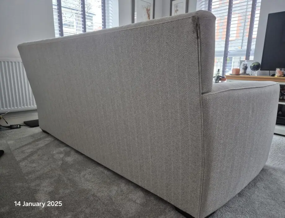Cream Duresta Sofa & Footstall