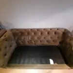 3 seater furniture village / green at the helm schackleton