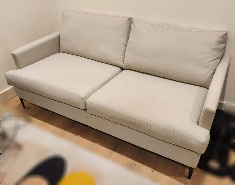 Interiors by Dara Beige 3-seater sofa