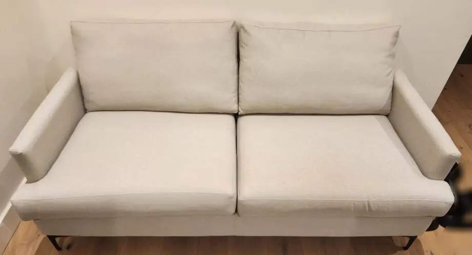 Interiors by Dara Beige 3-seater sofa
