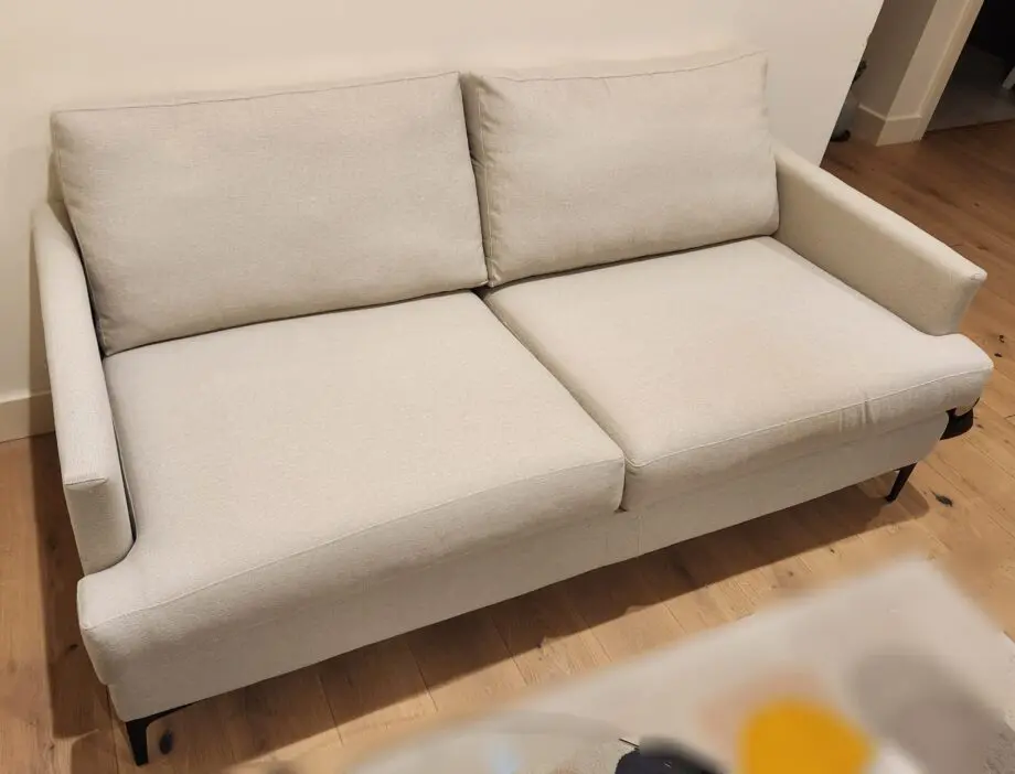 Interiors by Dara Beige 3-seater sofa