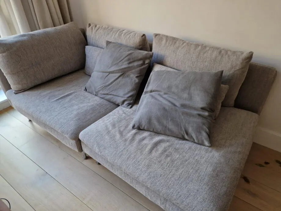 Ikea large 2 seater sofa, modular, grey, perfect condition