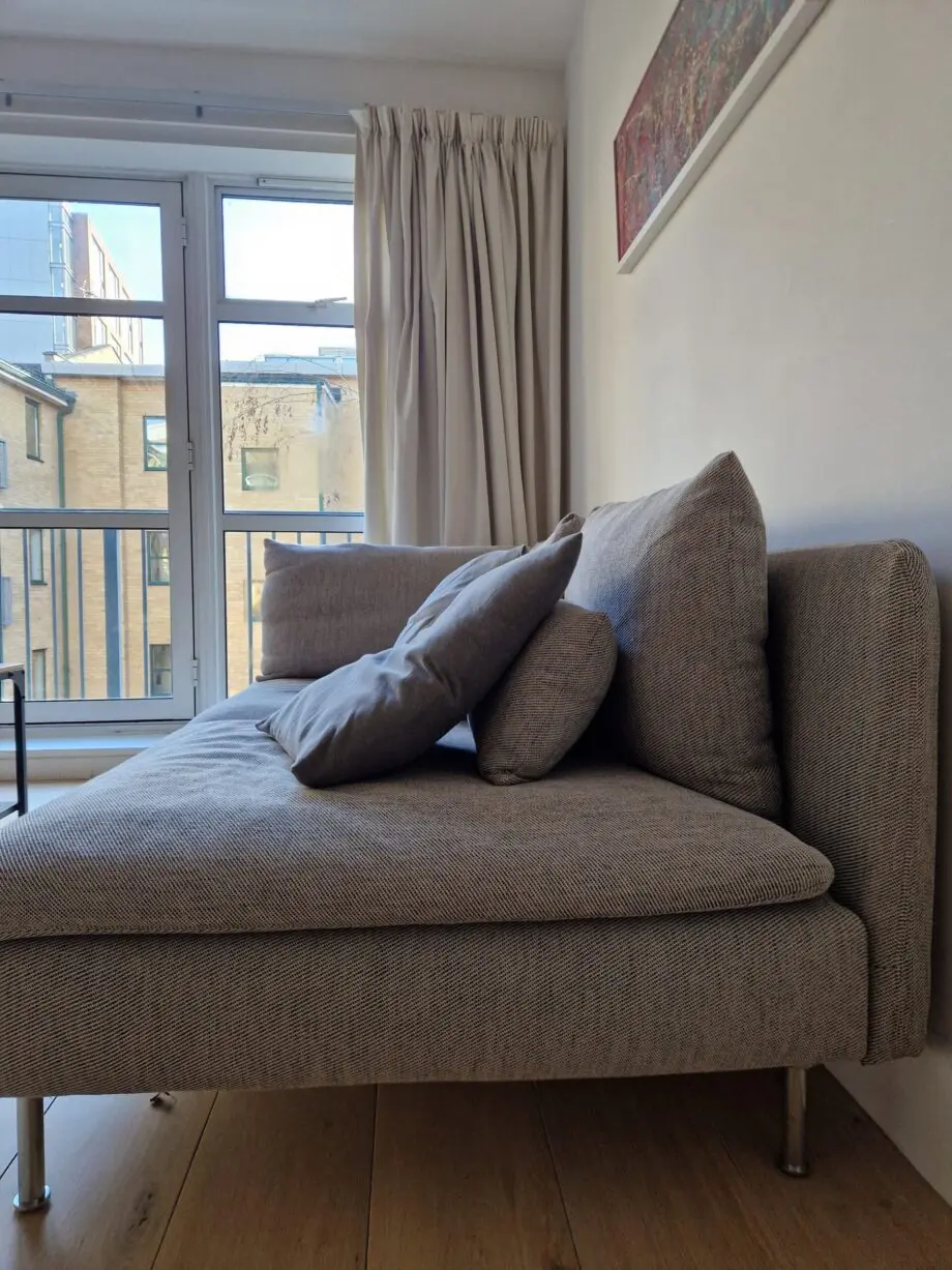 Ikea large 2 seater sofa, modular, grey, perfect condition