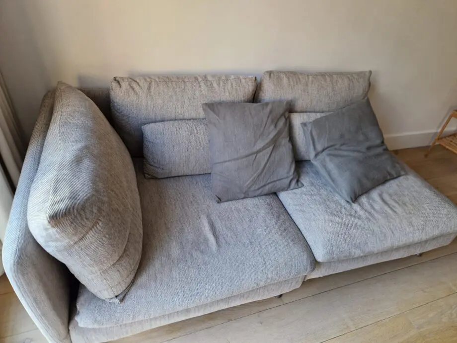Ikea large 2 seater sofa, modular, grey, perfect condition