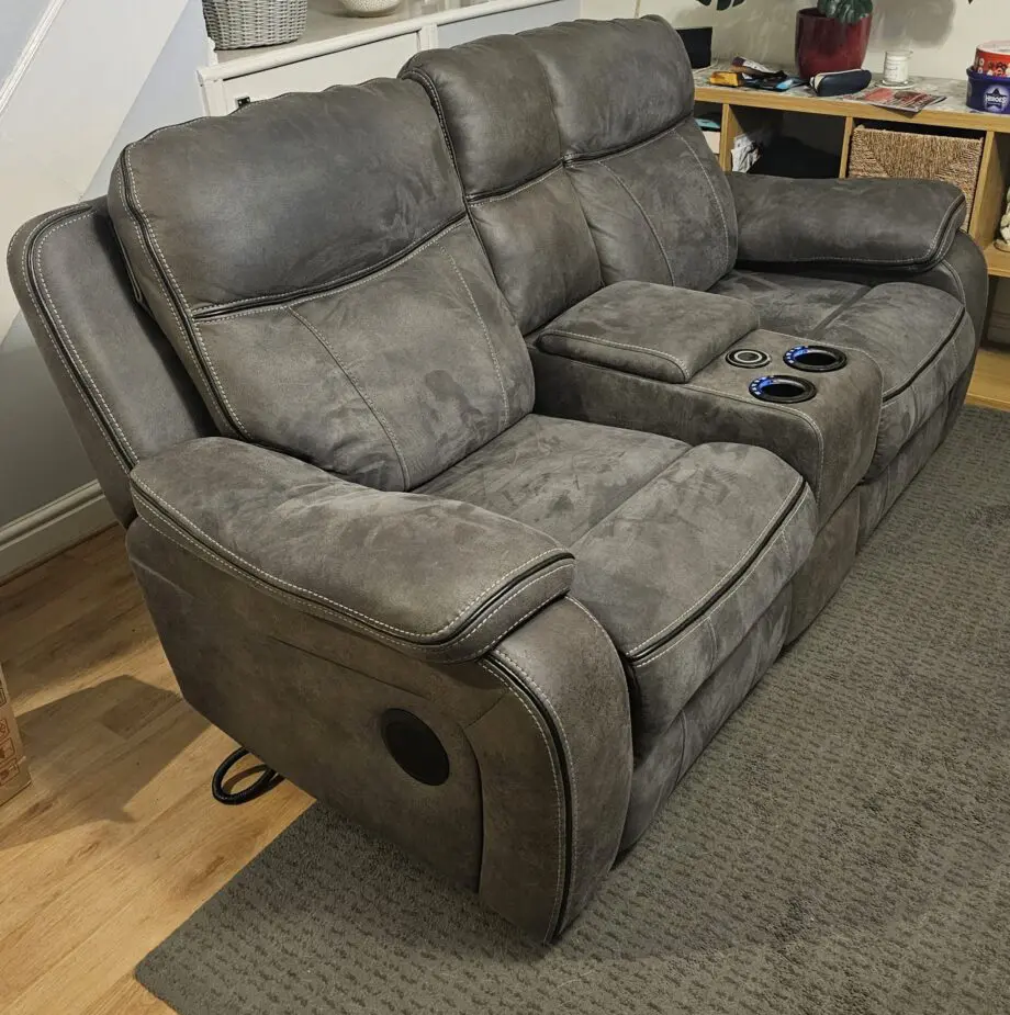 Vinson Pro 2 Seater Smart sofa Power Recliner with Console