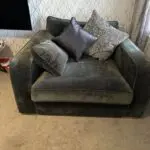 Sofology Cavalli 3 + 2 seater with footstool.