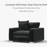 Sofology Cavalli 3 + 2 seater with footstool.