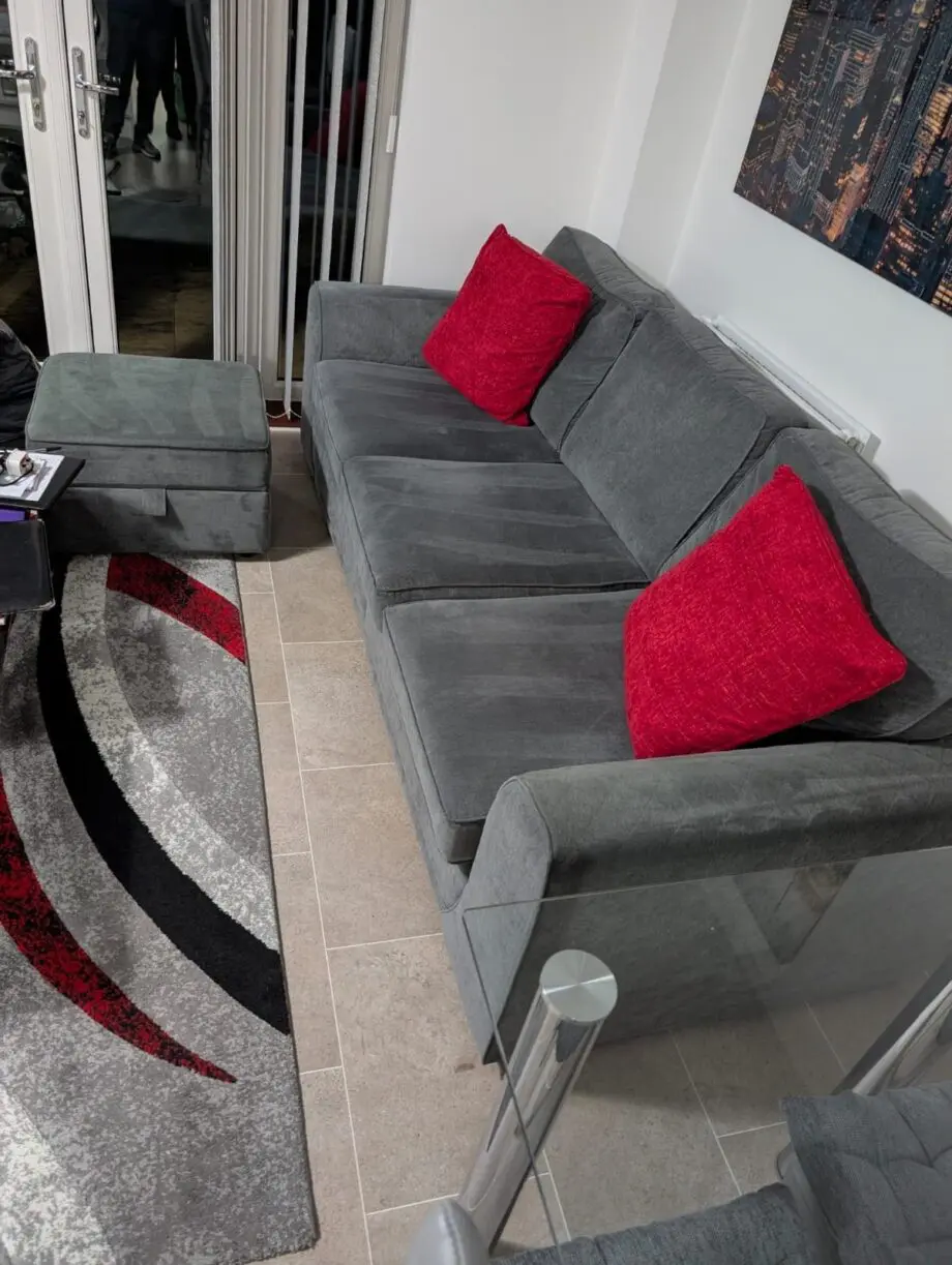DFS grey 3/4 seater sofa- great condition