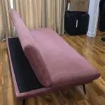 Red Velvet sofa bed