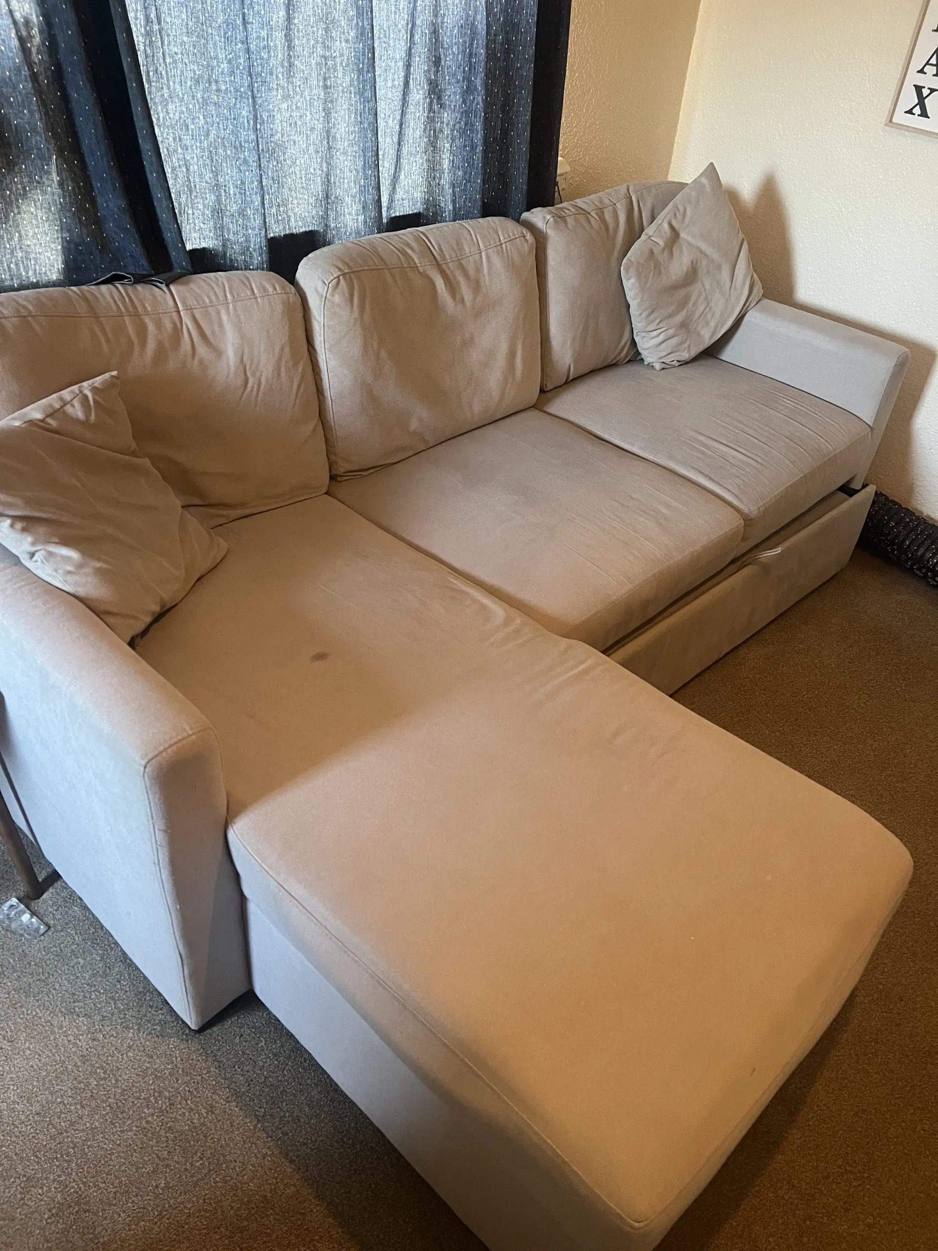 Habitat Reagan Right Hand Corner Chaise Sofa Bed