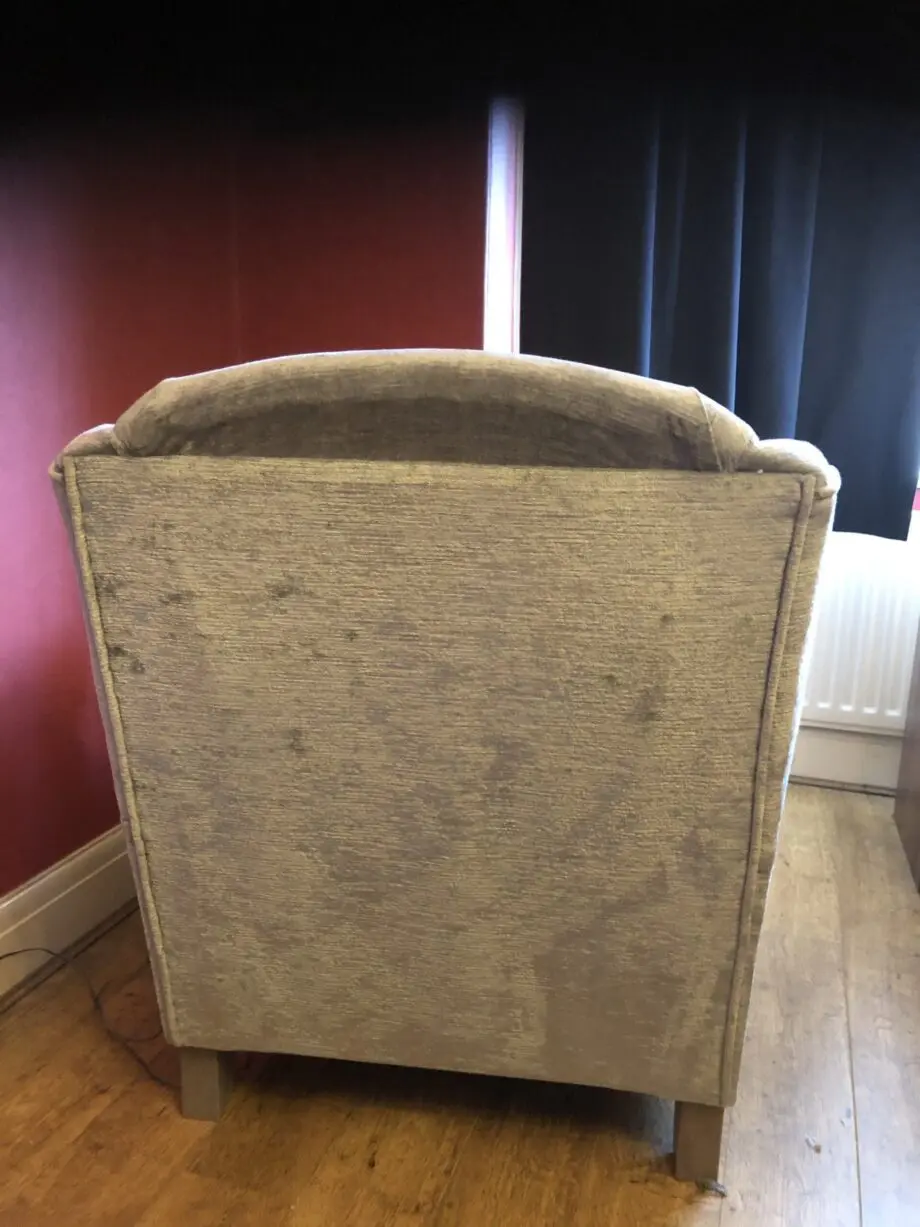 Alstons Lowry grey velvet Chair