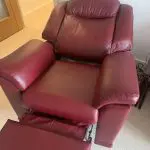 G Plan Leather sofa set - 2 seater and 2 x armchairs (1 recliner)
