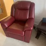 G Plan Leather sofa set - 2 seater and 2 x armchairs (1 recliner)