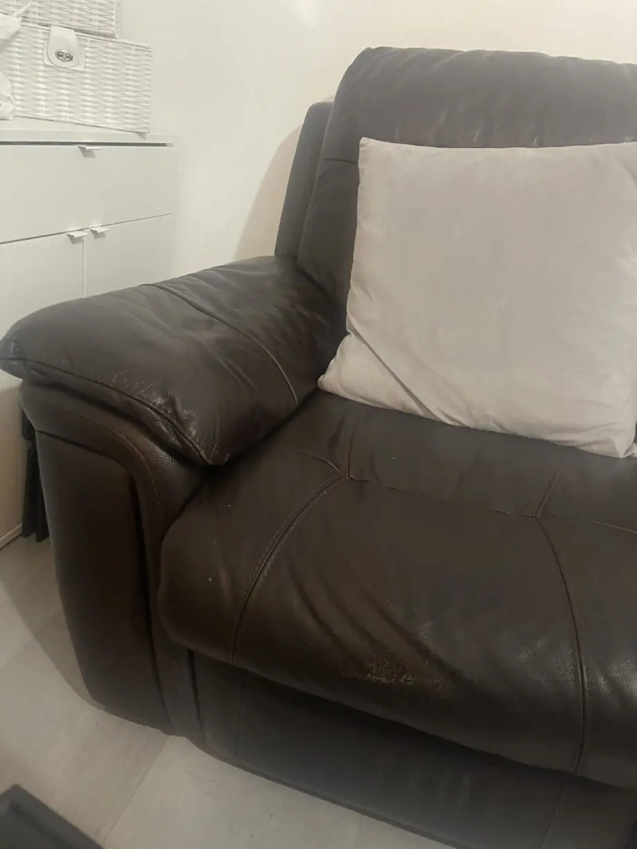 DFS dark brown sofa (2x 3 seater sofas) can buy just 1