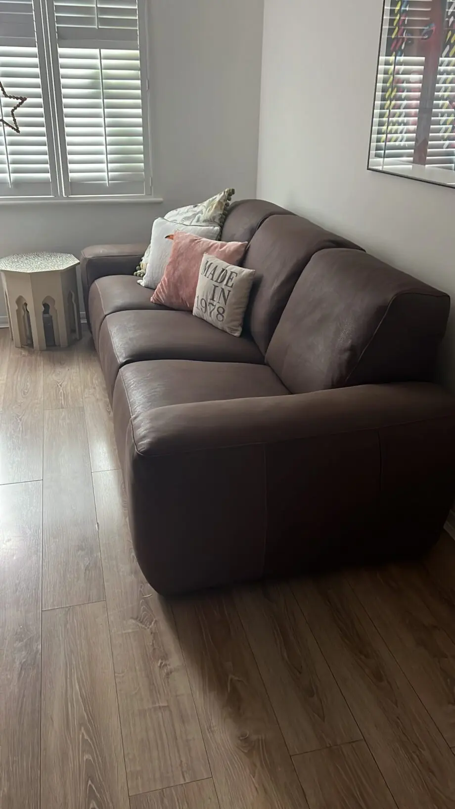 DFS - The Whimsy Hand Tipped 3 Seater Power Recliner