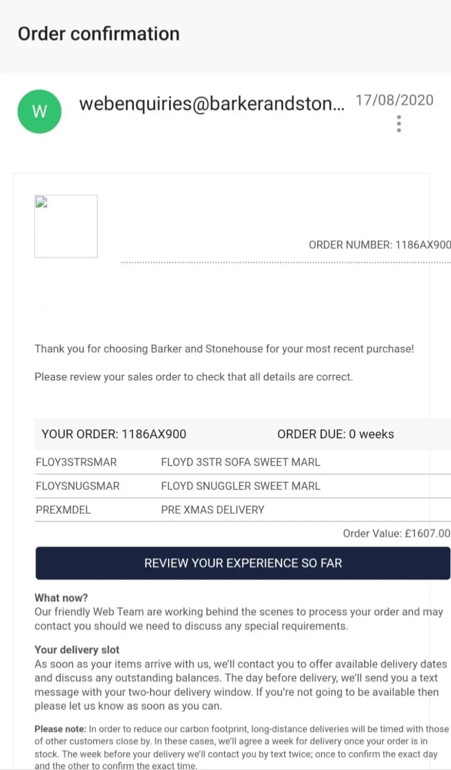 Barker & Stonehouse Floyd 3STR & Snuggle