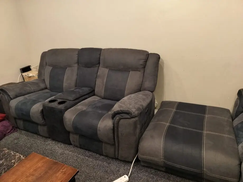 ScS 4 piece sofa set, Grey/Navy