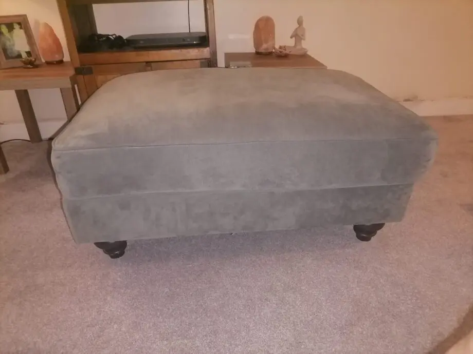 Grey Windsor 2 Seater, Armchair & FootStool