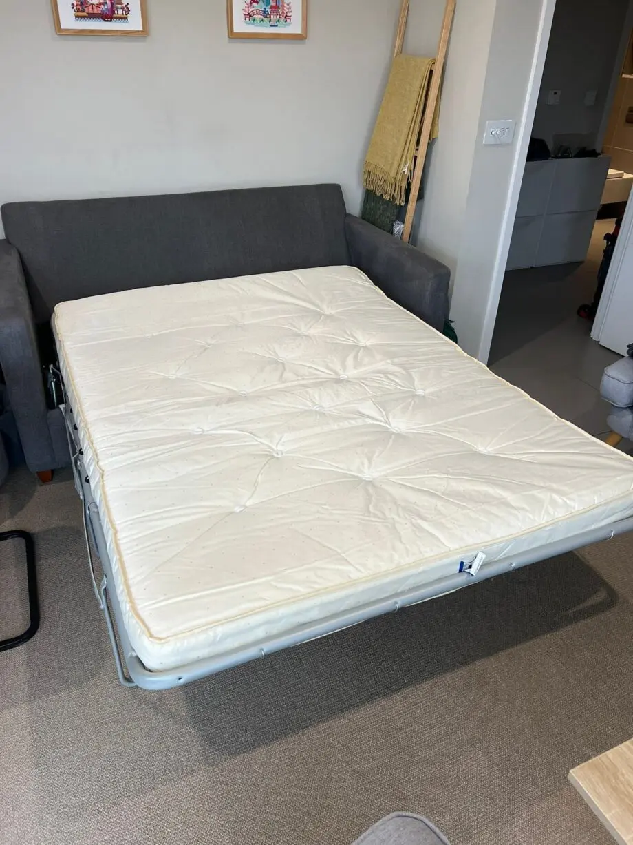 John Lewis Bailey Double Sofa Bed, Light Leg, Hatton Steel