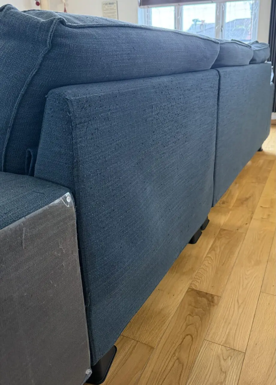 Ikea Kivik 3-seat sofa with chaise longue, Tallmyra blue