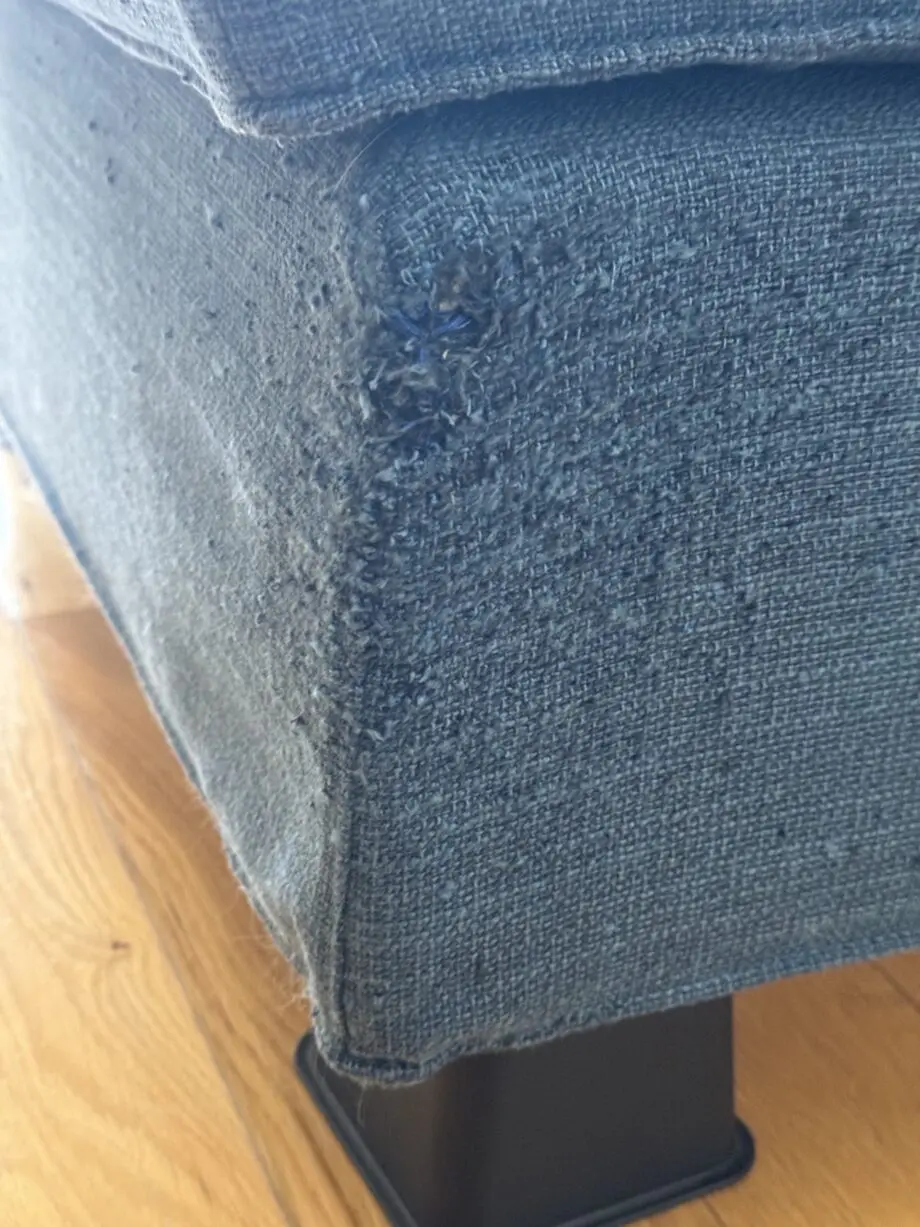 Ikea Kivik 3-seat sofa with chaise longue, Tallmyra blue