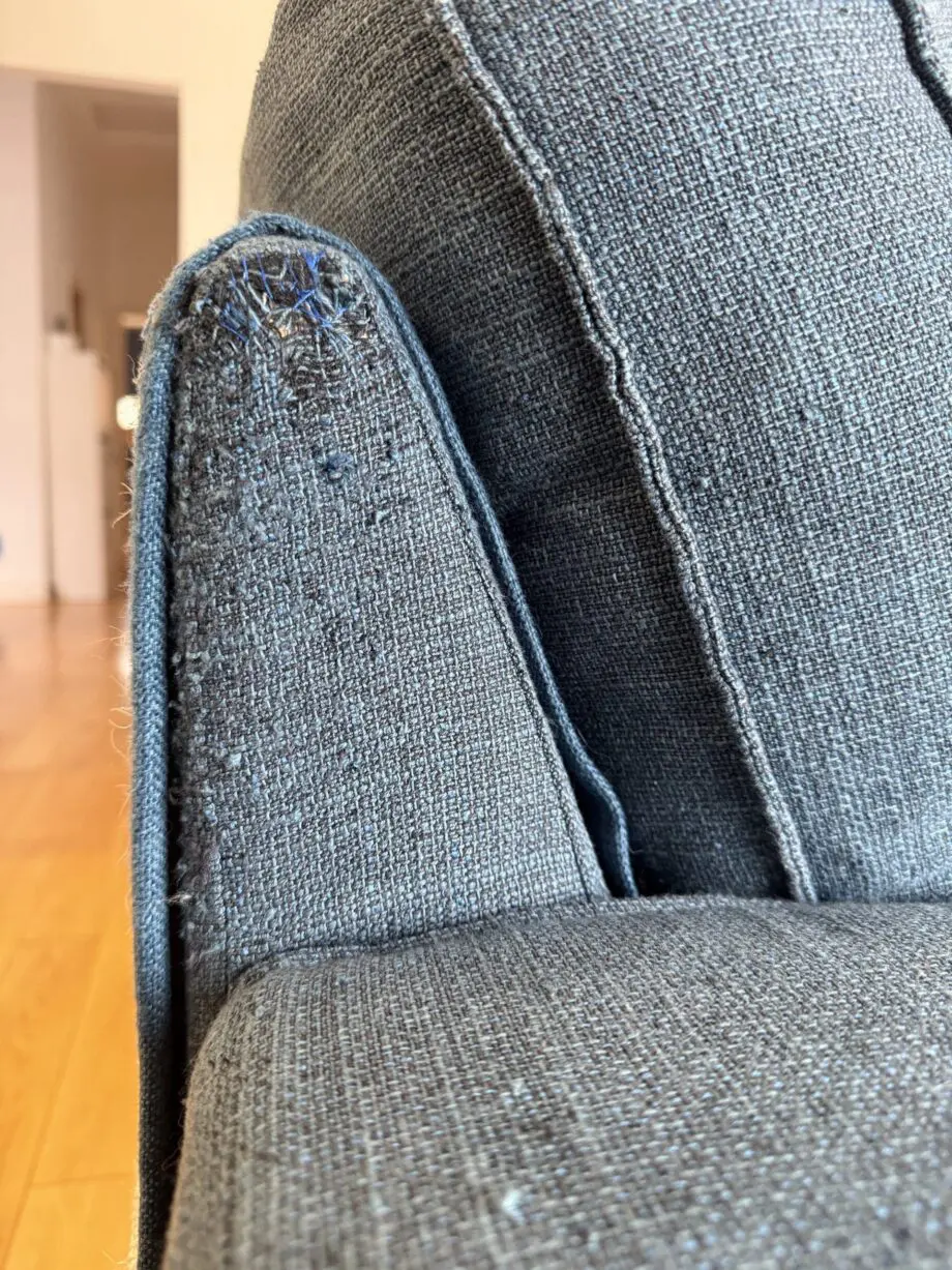 Ikea Kivik 3-seat sofa with chaise longue, Tallmyra blue