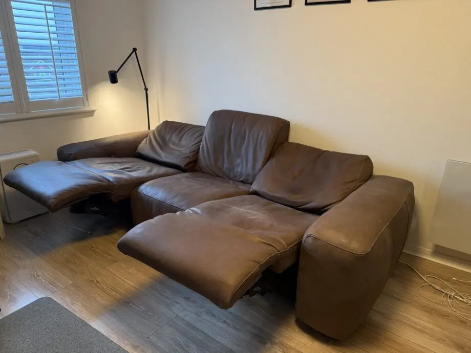 DFS - The Whimsy Hand Tipped 3 Seater Power Recliner