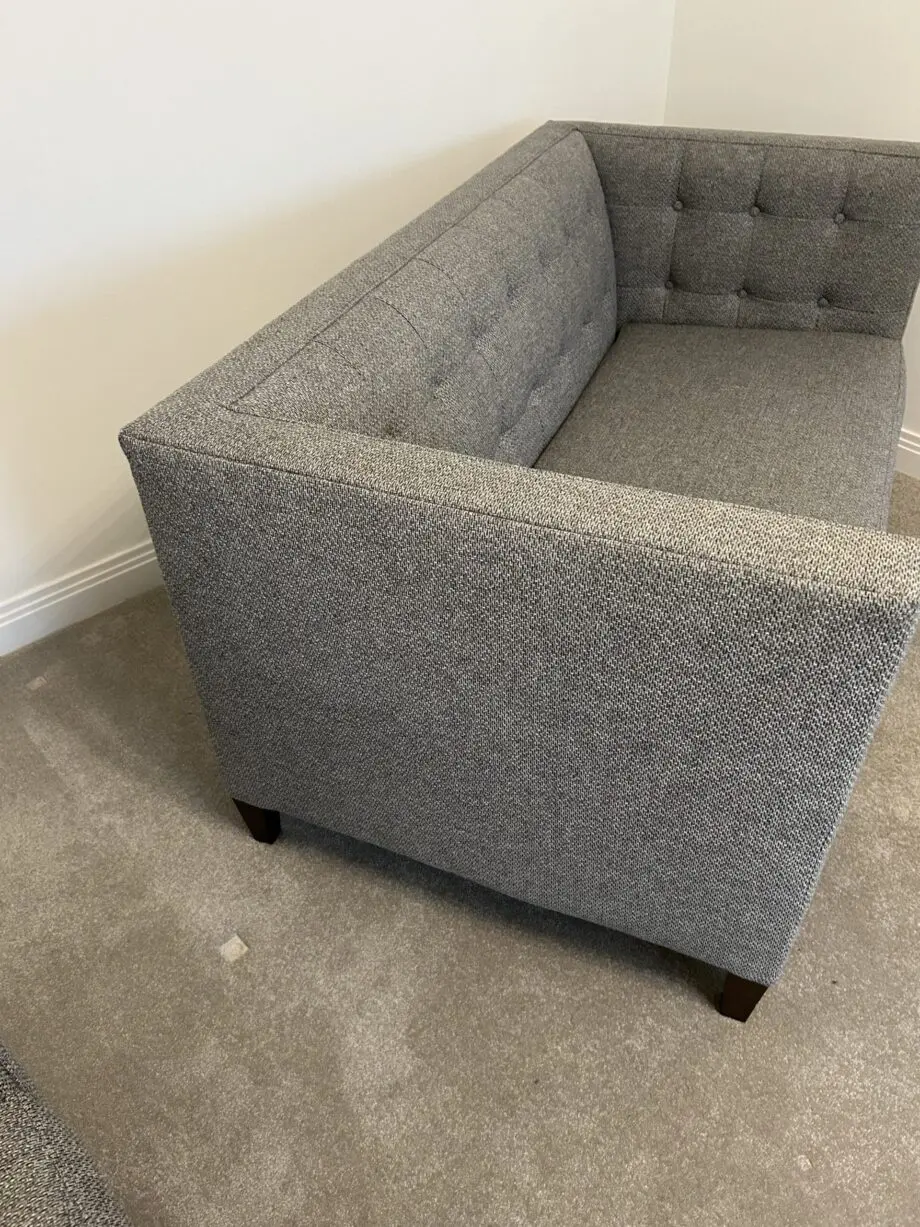John Lewis Matchbox Compact 2 Seater Sofa, Dark Leg, Marlo Grey