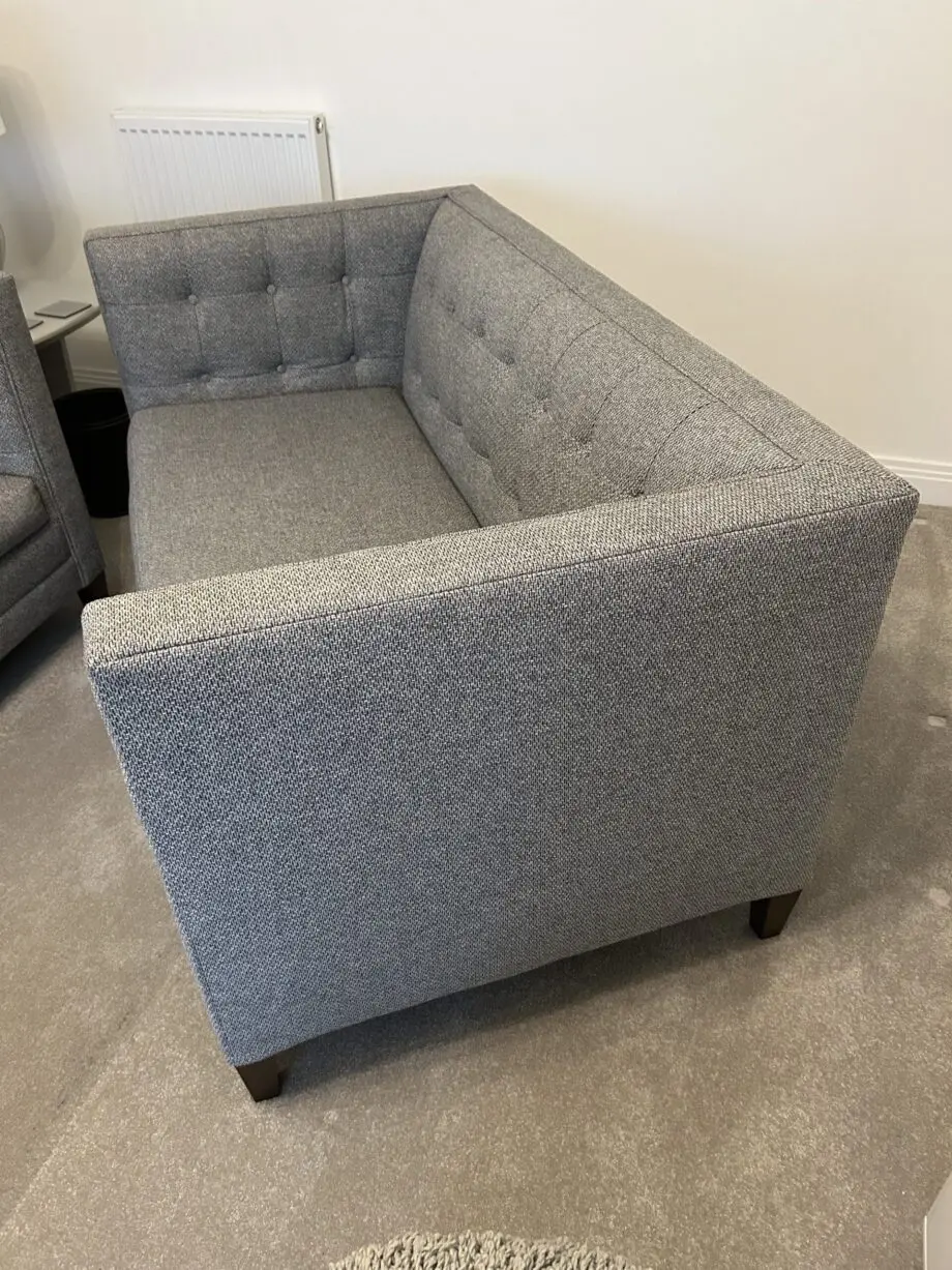 John Lewis Matchbox Compact 2 Seater Sofa, Dark Leg, Marlo Grey